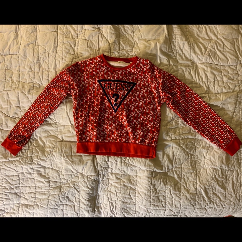 Guess cropped sweatshirt